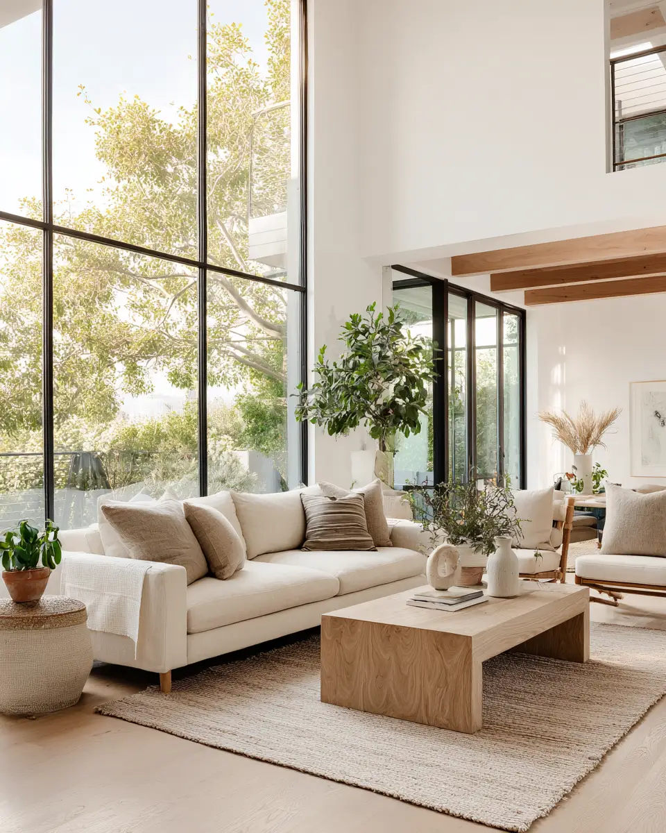 Airy Mid-Century Modern Living Room Decor Ideas