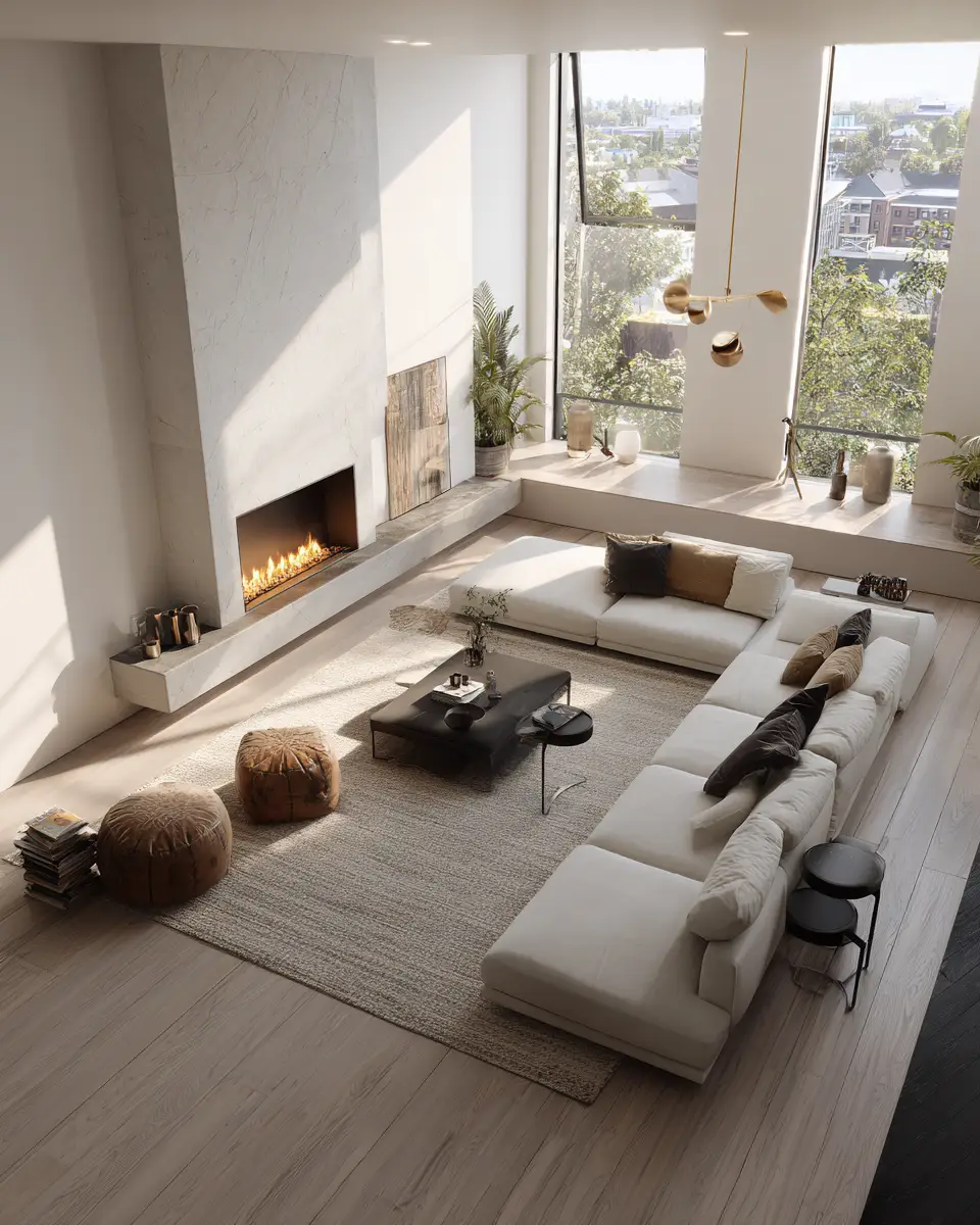 Airy Mid-Century Modern Living Room Decor Ideas