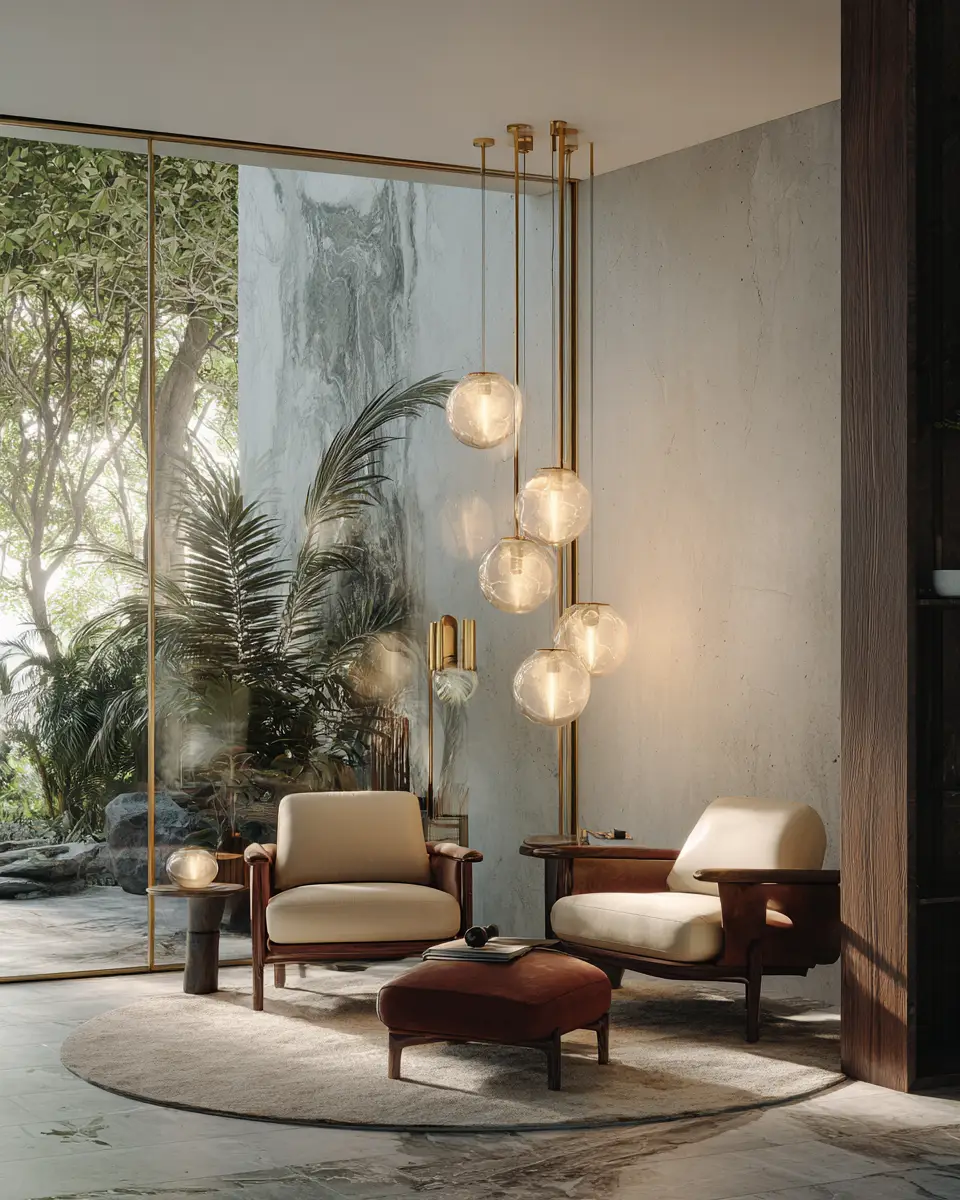 Airy Mid-Century Modern Living Room Decor Ideas