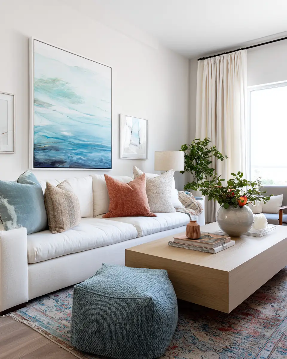 Airy Mid-Century Modern Living Room Decor Ideas