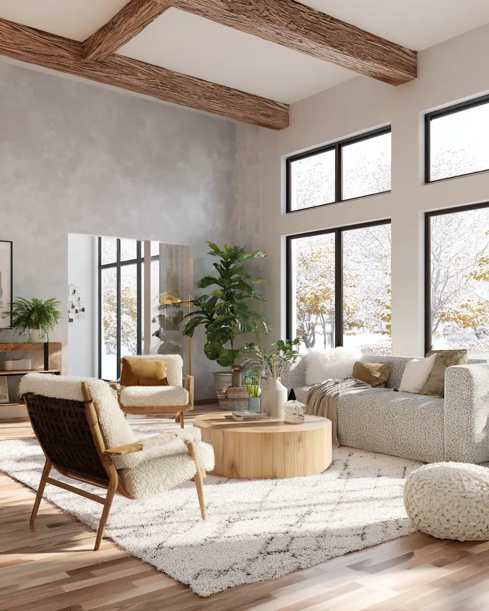 Airy Mid-Century Modern Living Room Decor Ideas