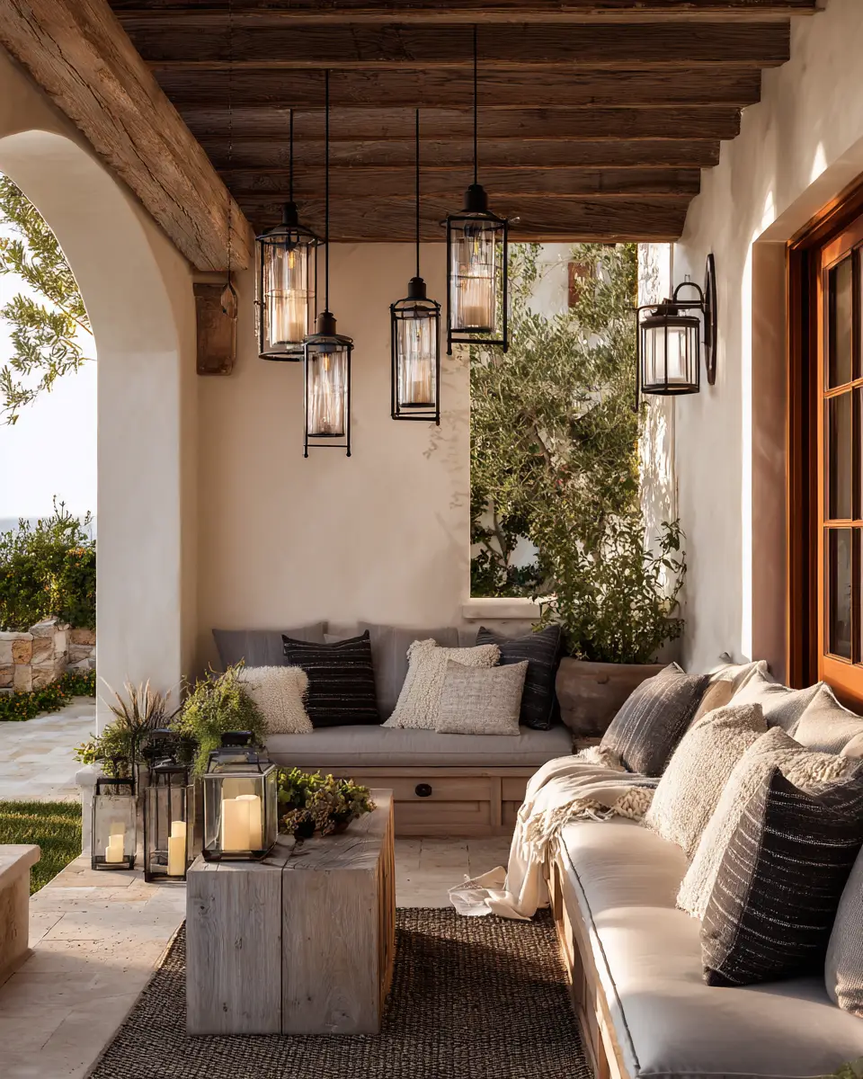 Airy Modern Farmhouse Patio Decor Ideas