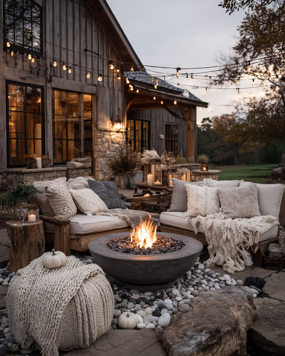 Airy Modern Farmhouse Patio Decor Ideas