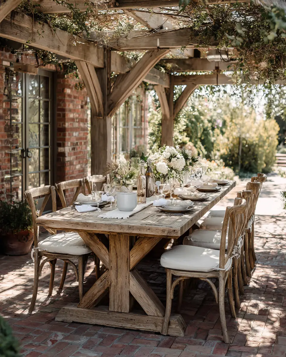 Airy Modern Farmhouse Patio Decor Ideas