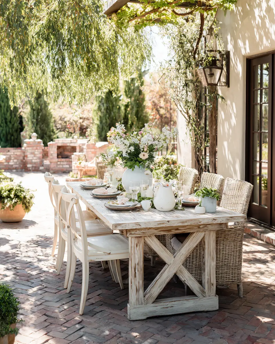 Airy Modern Farmhouse Patio Decor Ideas