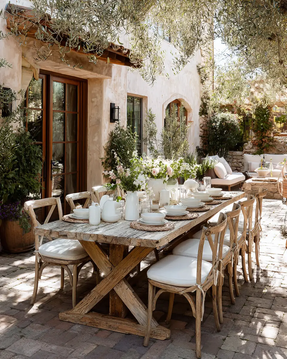 Airy Modern Farmhouse Patio Decor Ideas