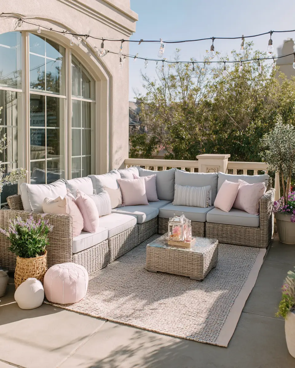 Airy Modern Farmhouse Patio Decor Ideas