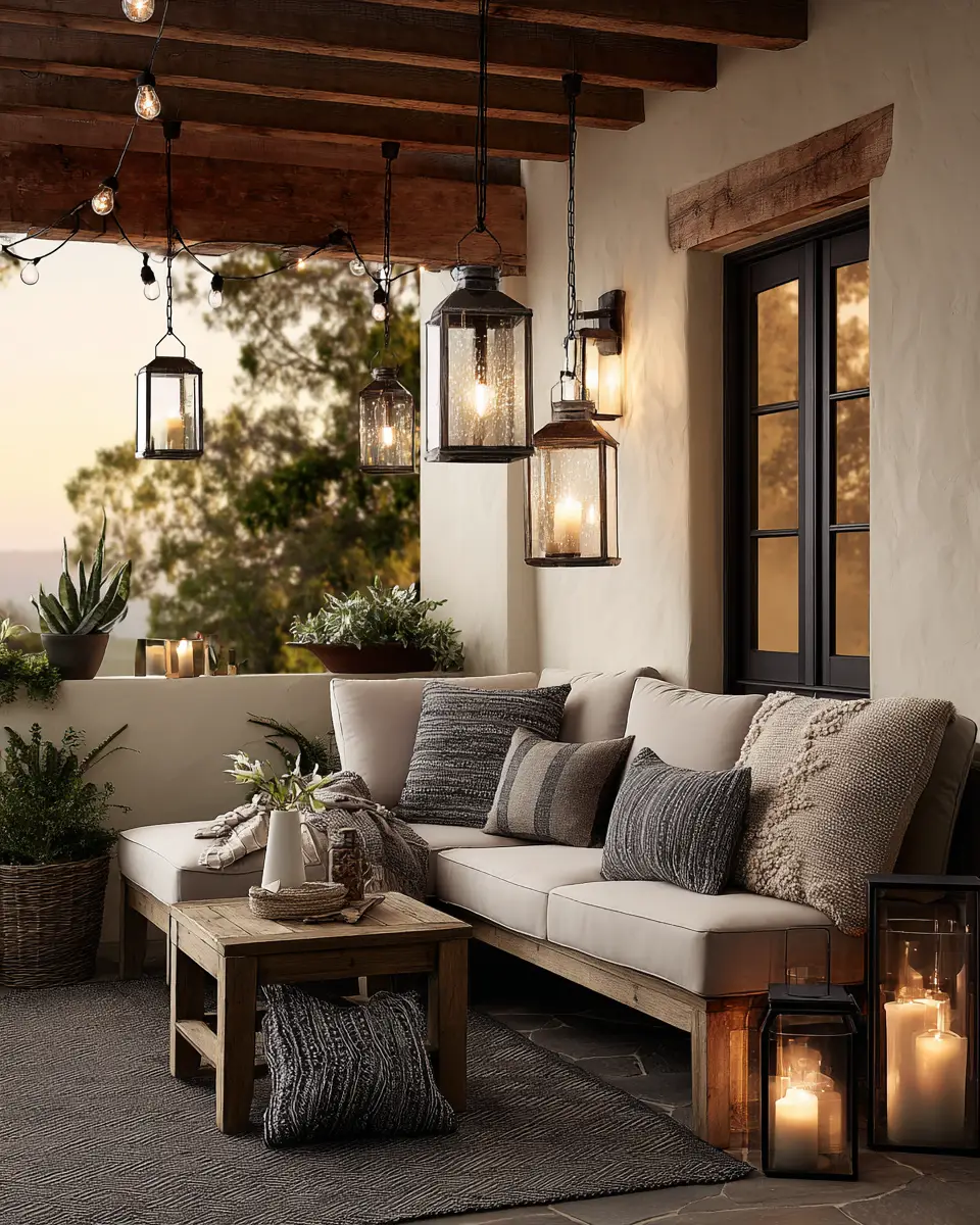 Airy Modern Farmhouse Patio Decor Ideas