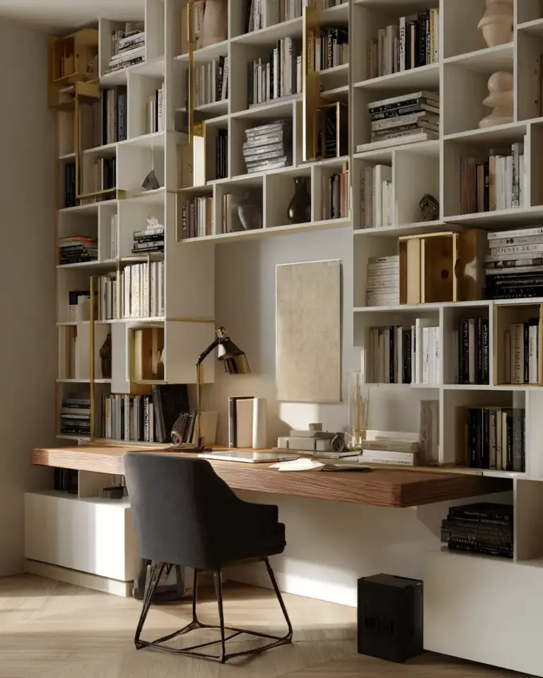 Airy Modern Home Office Decor Ideas - Featured