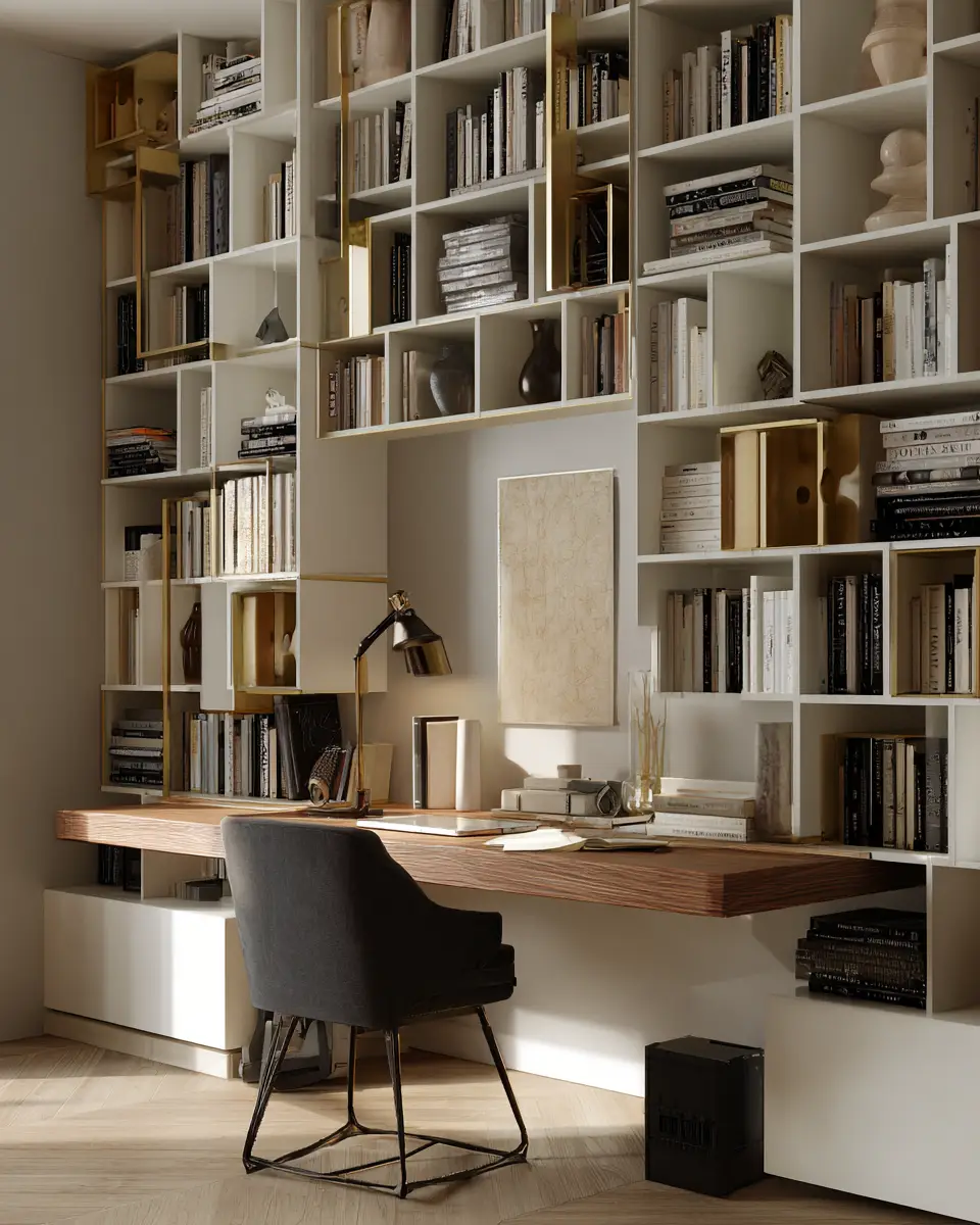 Airy Modern Home Office Decor Ideas - Featured