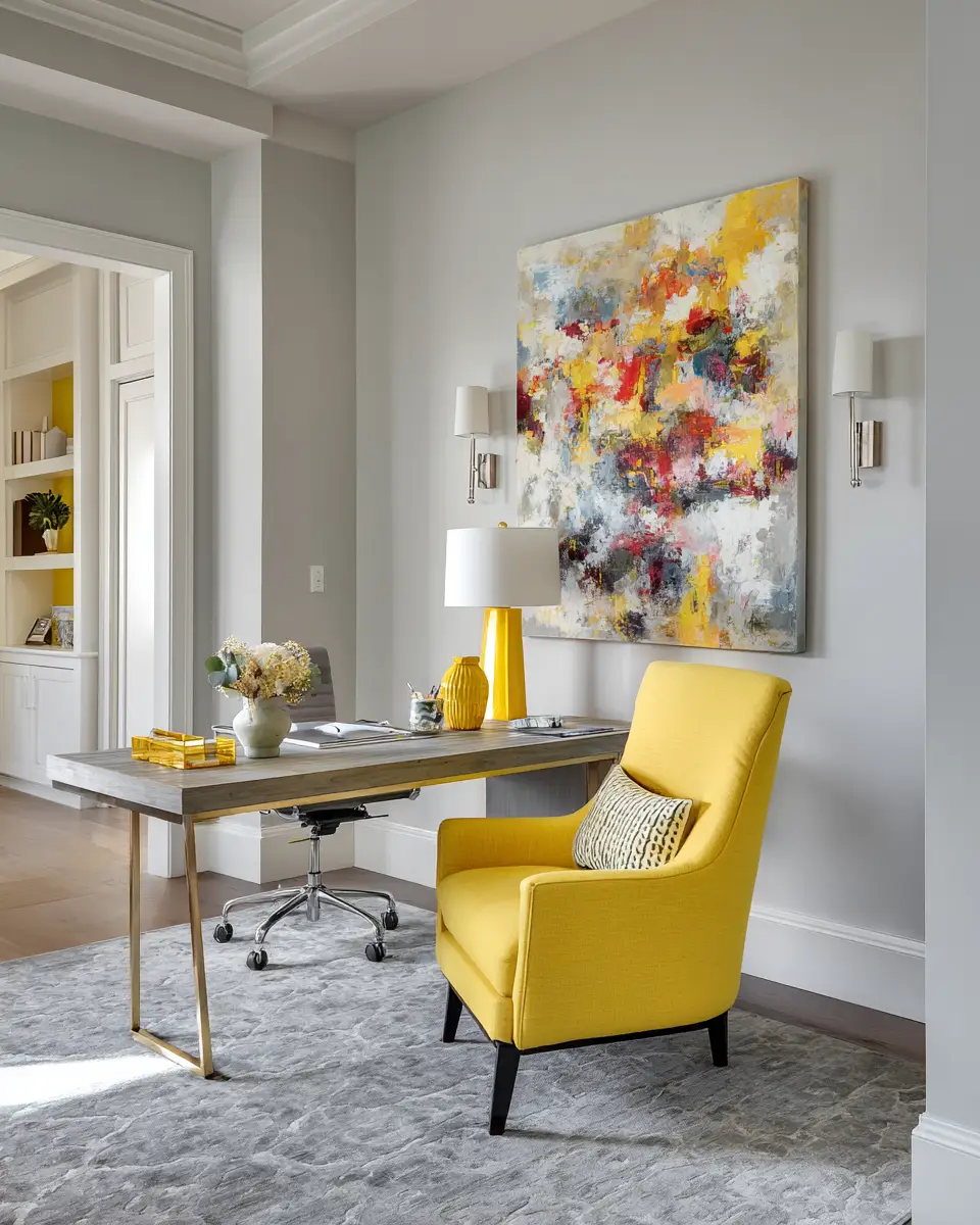 Airy Modern Home Office Decor Ideas