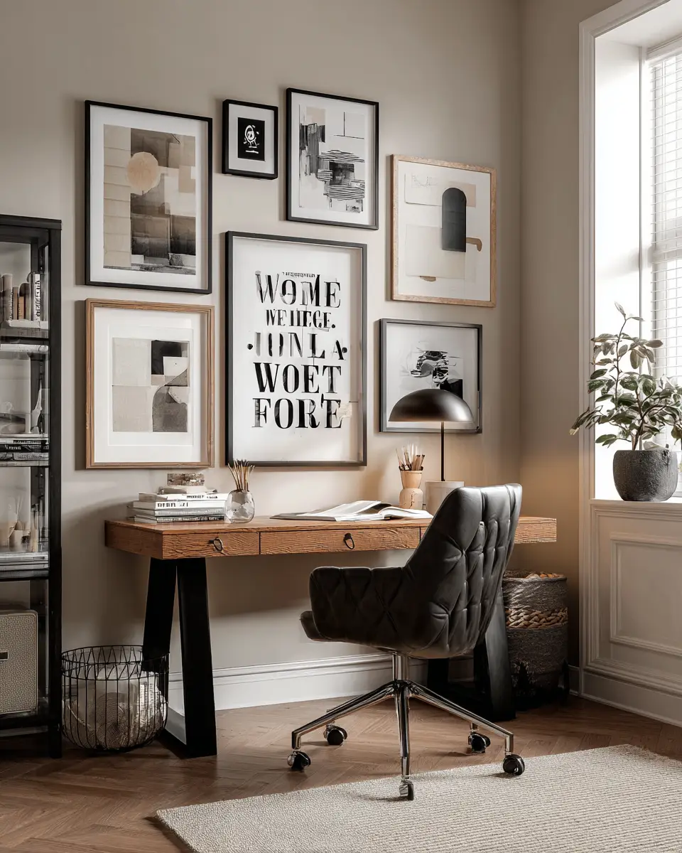 Airy Modern Home Office Decor Ideas