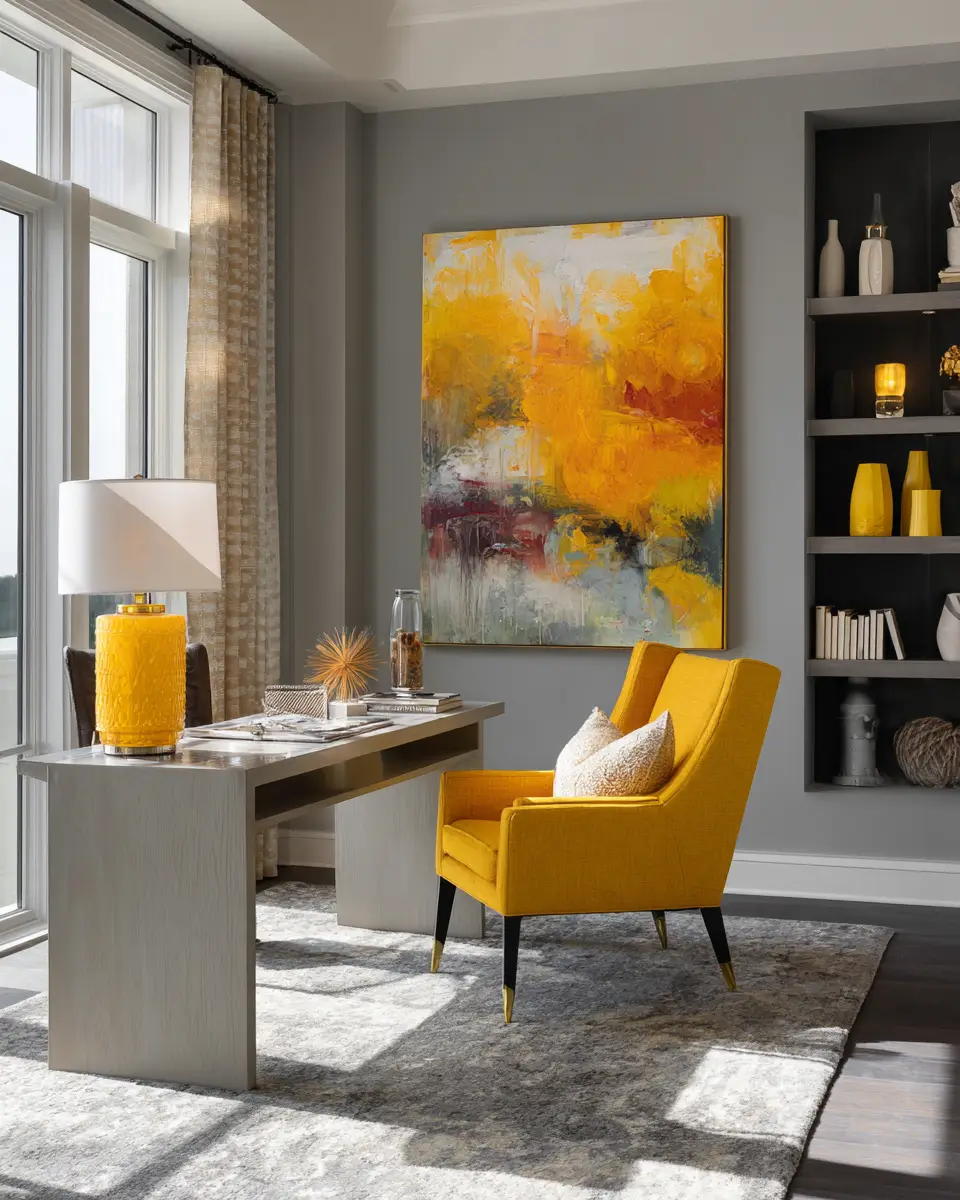 Airy Modern Home Office Decor Ideas