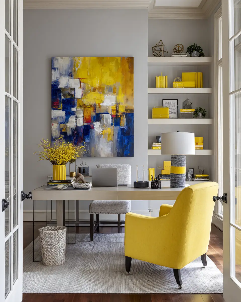 Airy Modern Home Office Decor Ideas