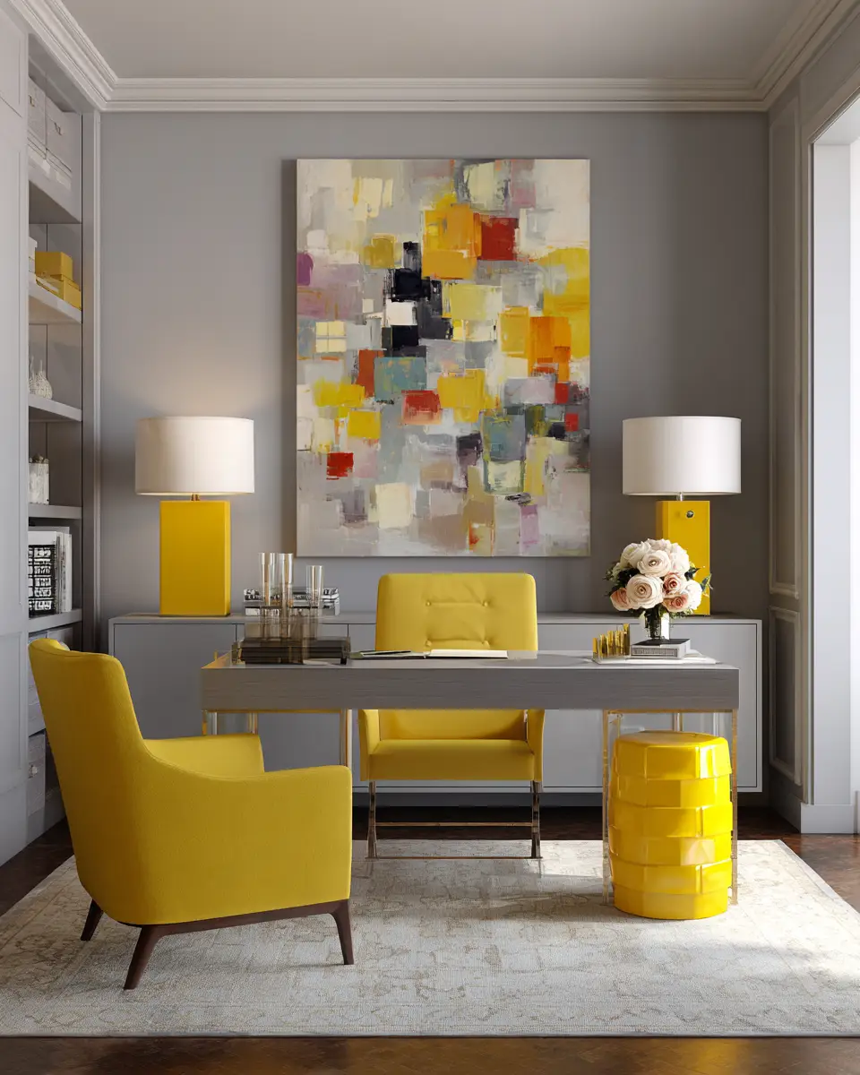 Airy Modern Home Office Decor Ideas