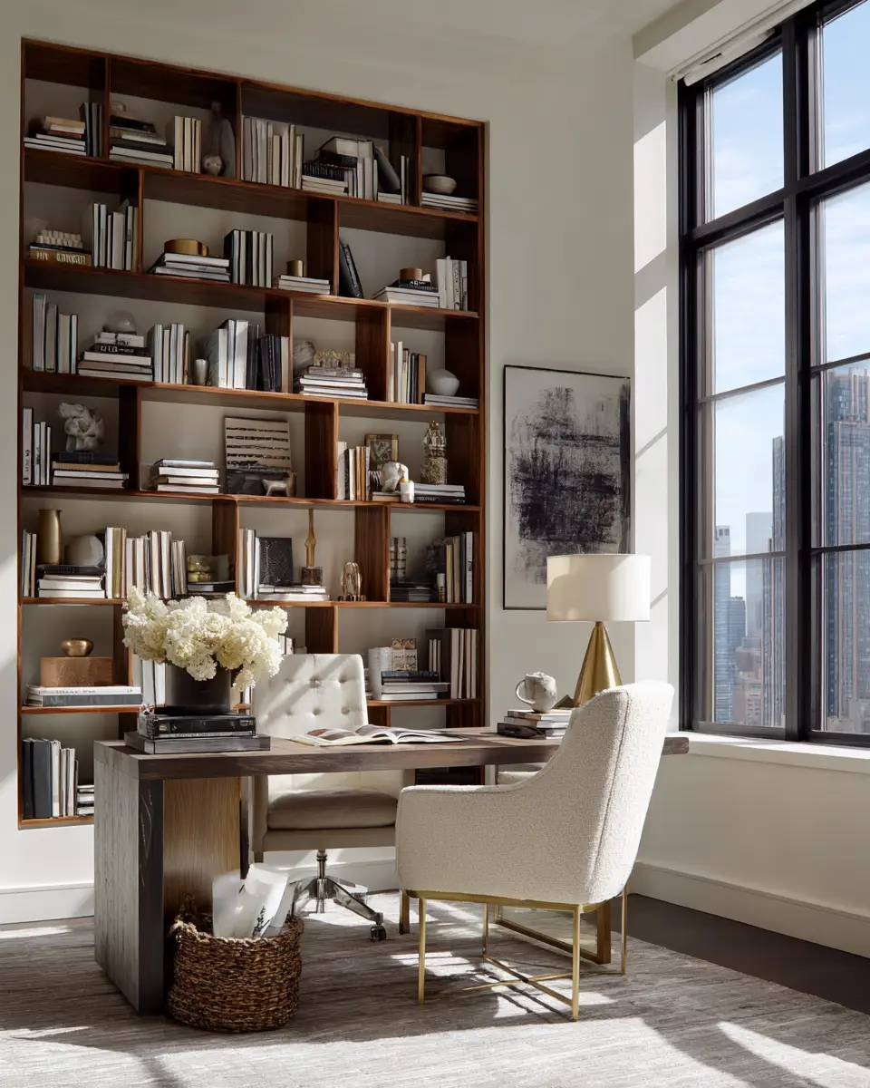 Airy Modern Home Office Decor Ideas