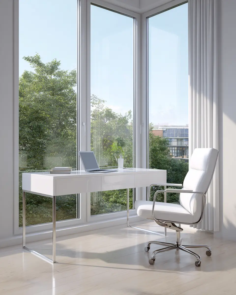 Airy Modern Home Office Decor Ideas