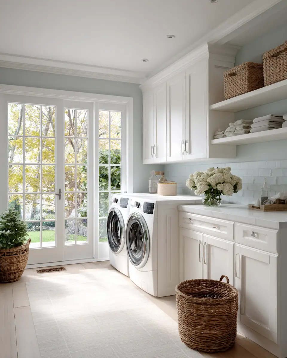 Airy Modern Laundry Room Decor Ideas