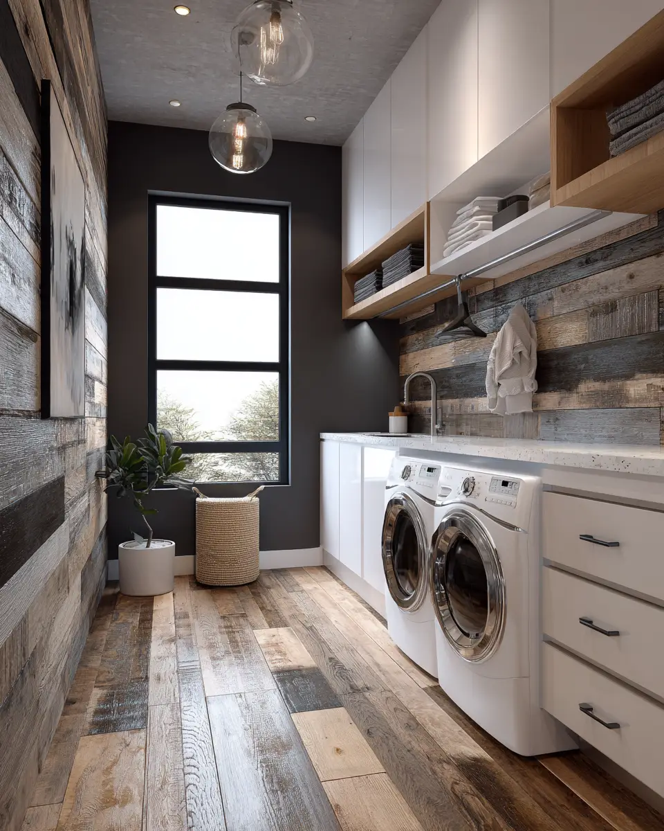 Airy Modern Laundry Room Decor Ideas