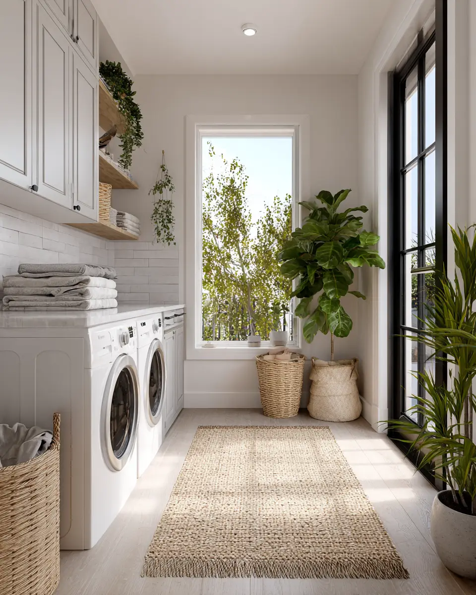 Airy Modern Laundry Room Decor Ideas