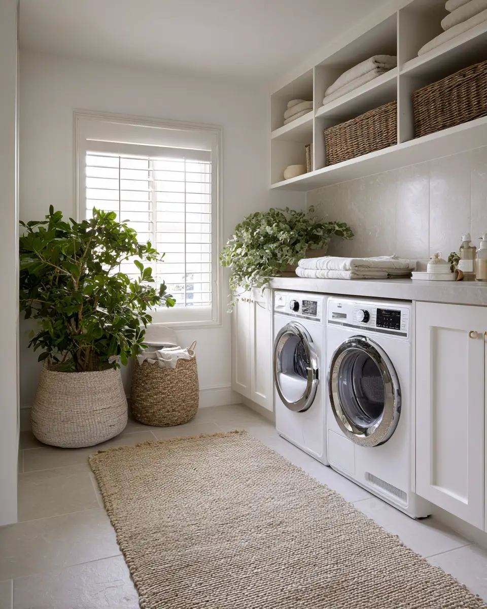 Airy Modern Laundry Room Decor Ideas