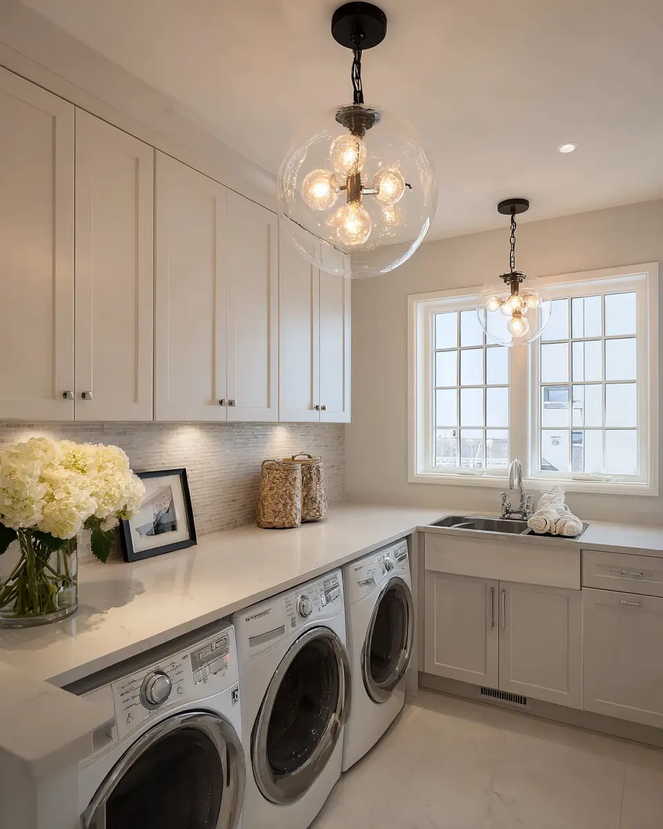 Airy Modern Laundry Room Decor Ideas