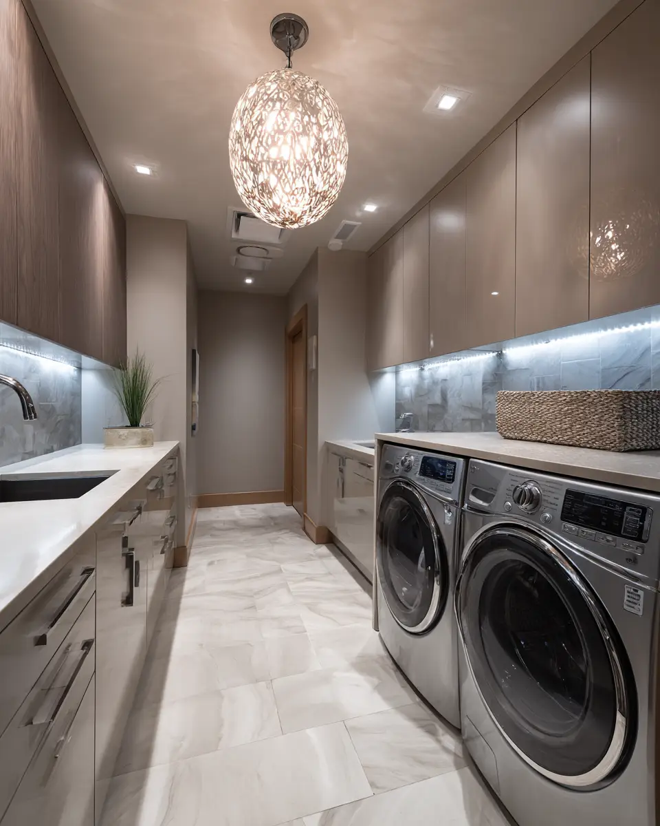 Airy Modern Laundry Room Decor Ideas