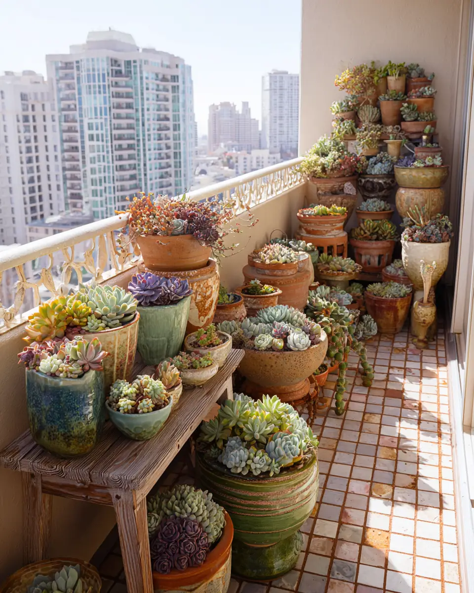 Airy Organic Modern Balcony Decor Ideas