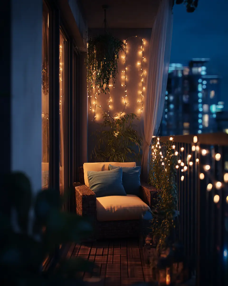 Airy Organic Modern Balcony Decor Ideas