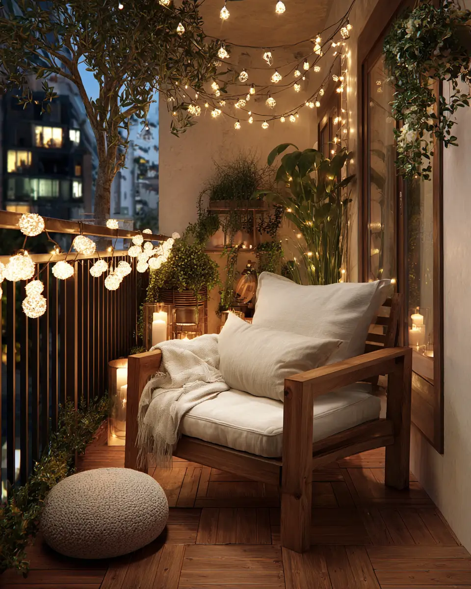 Airy Organic Modern Balcony Decor Ideas