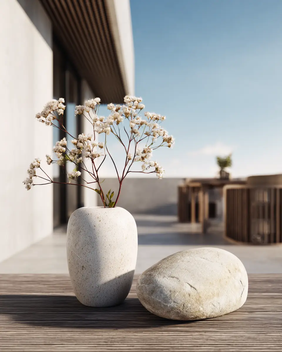 Airy Organic Modern Balcony Decor Ideas