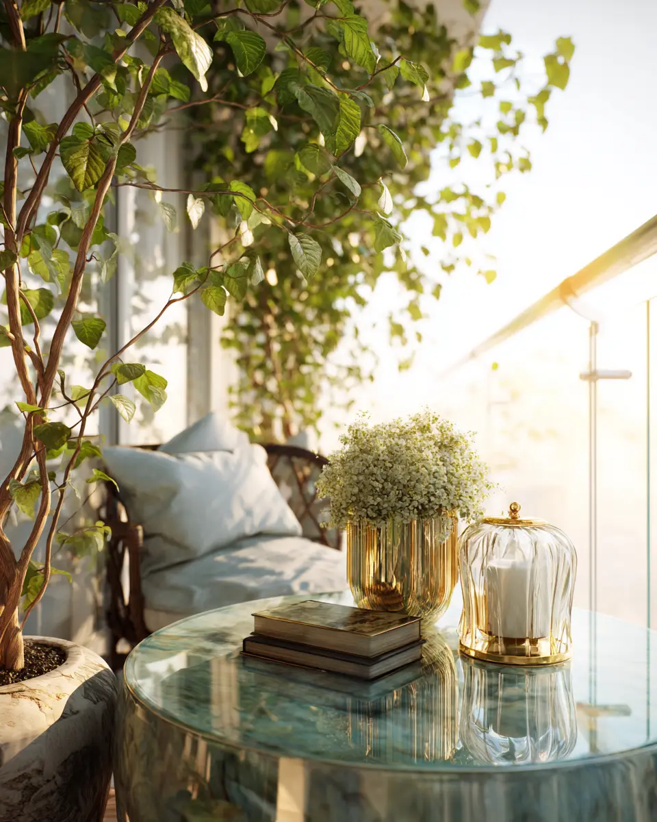 Airy Organic Modern Balcony Decor Ideas