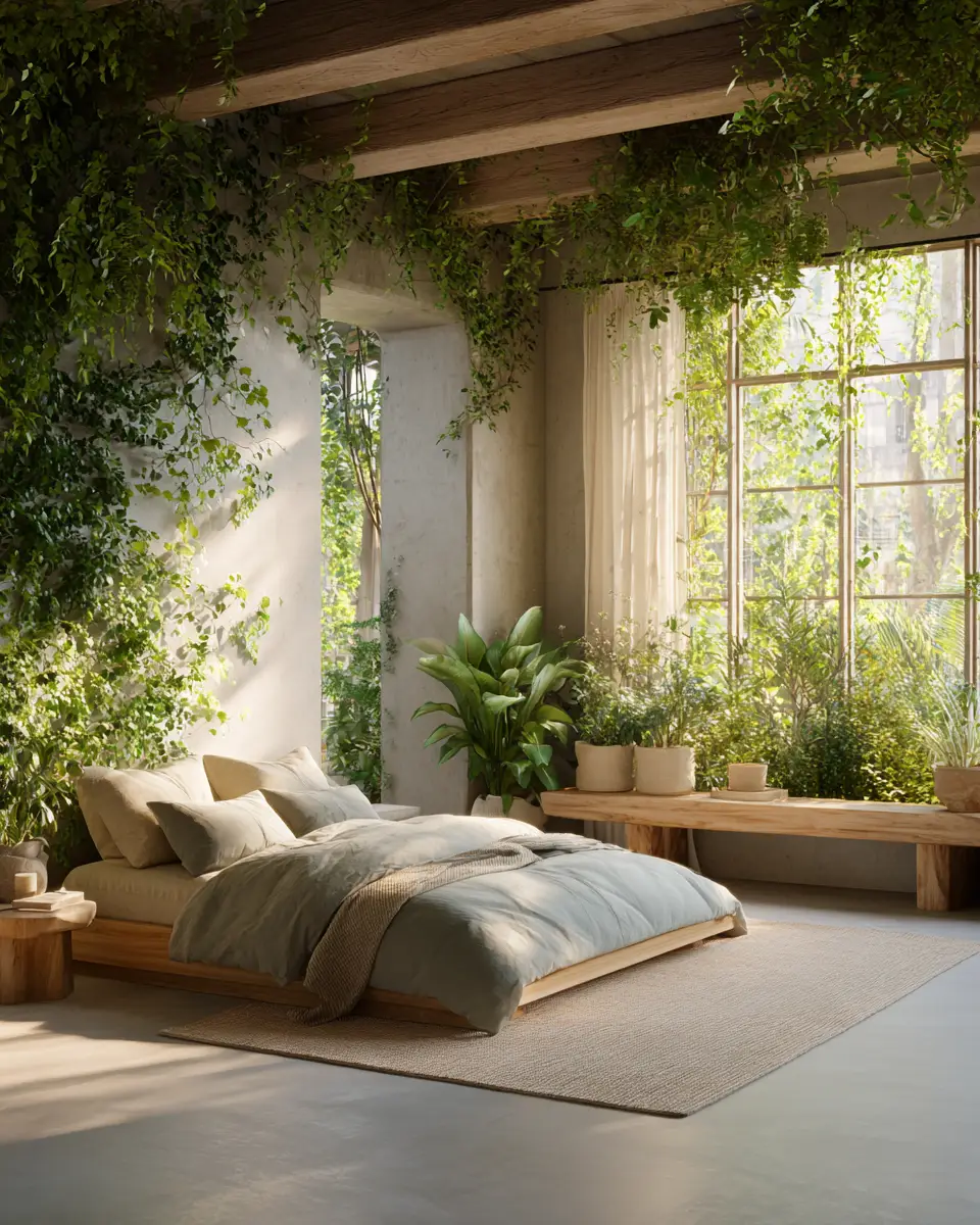 Airy Organic Modern Bedroom Decor Ideas