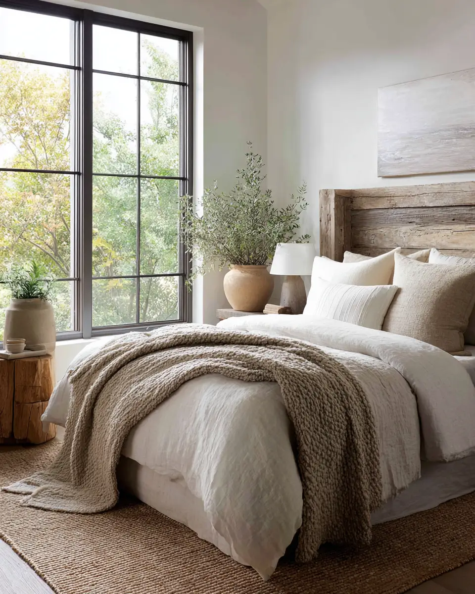 Airy Organic Modern Bedroom Decor Ideas