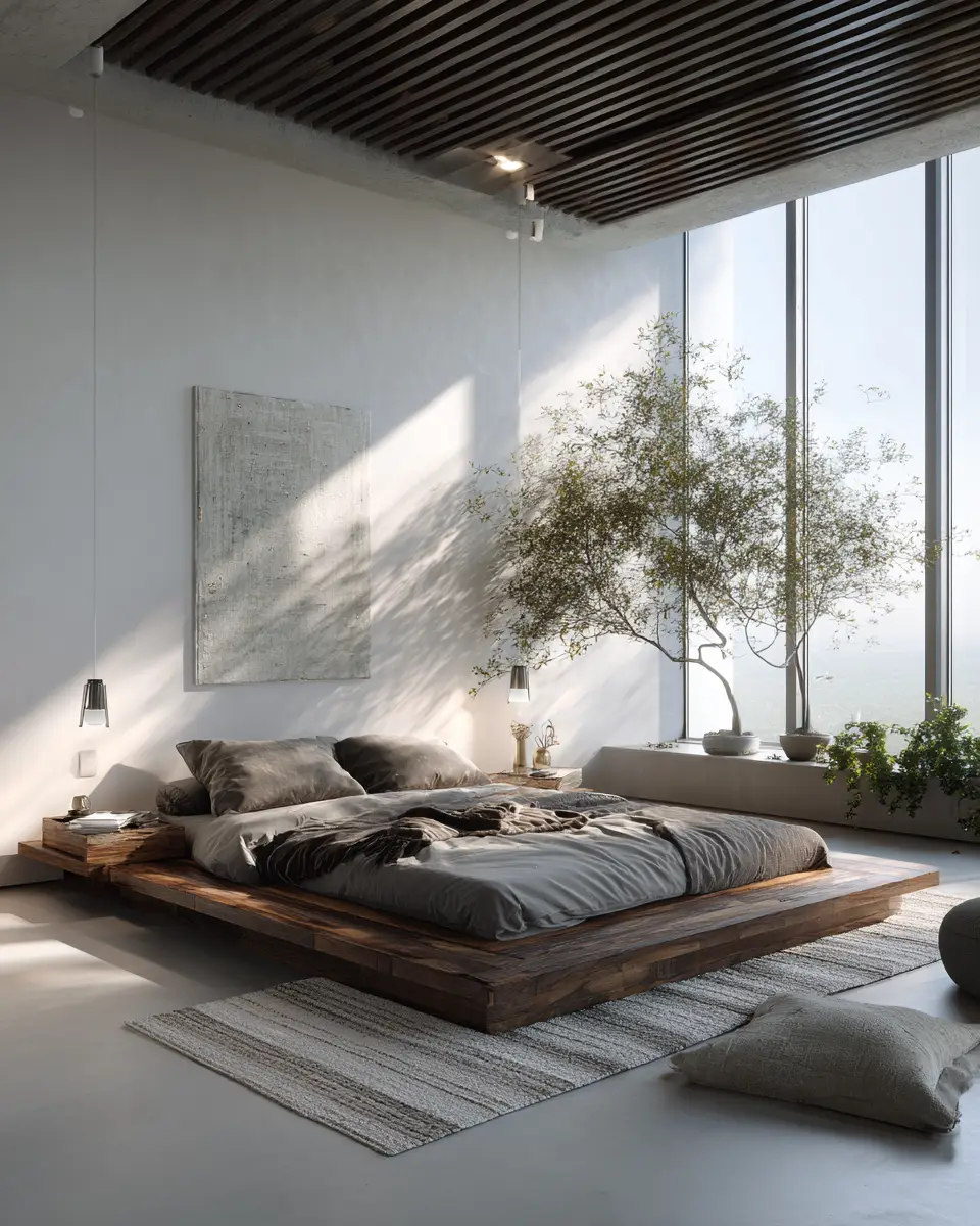 Airy Organic Modern Bedroom Decor Ideas