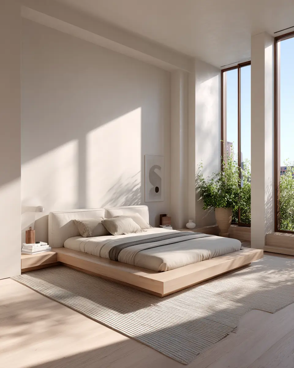 Airy Organic Modern Bedroom Decor Ideas