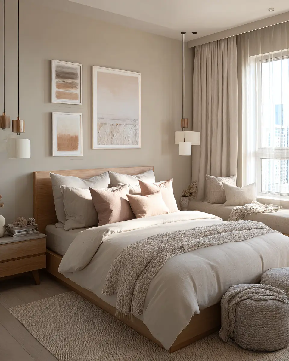 Airy Organic Modern Bedroom Decor Ideas