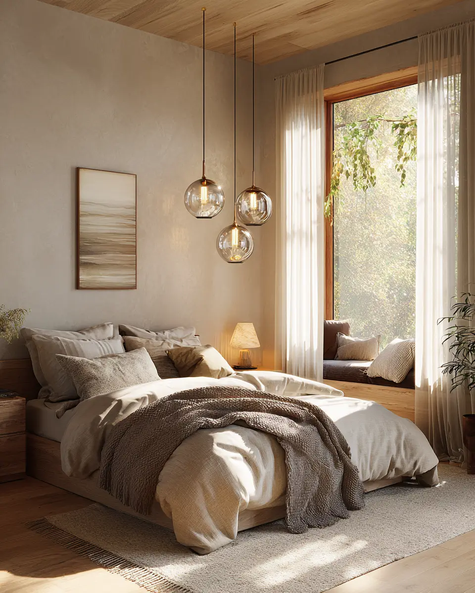 Airy Organic Modern Bedroom Decor Ideas