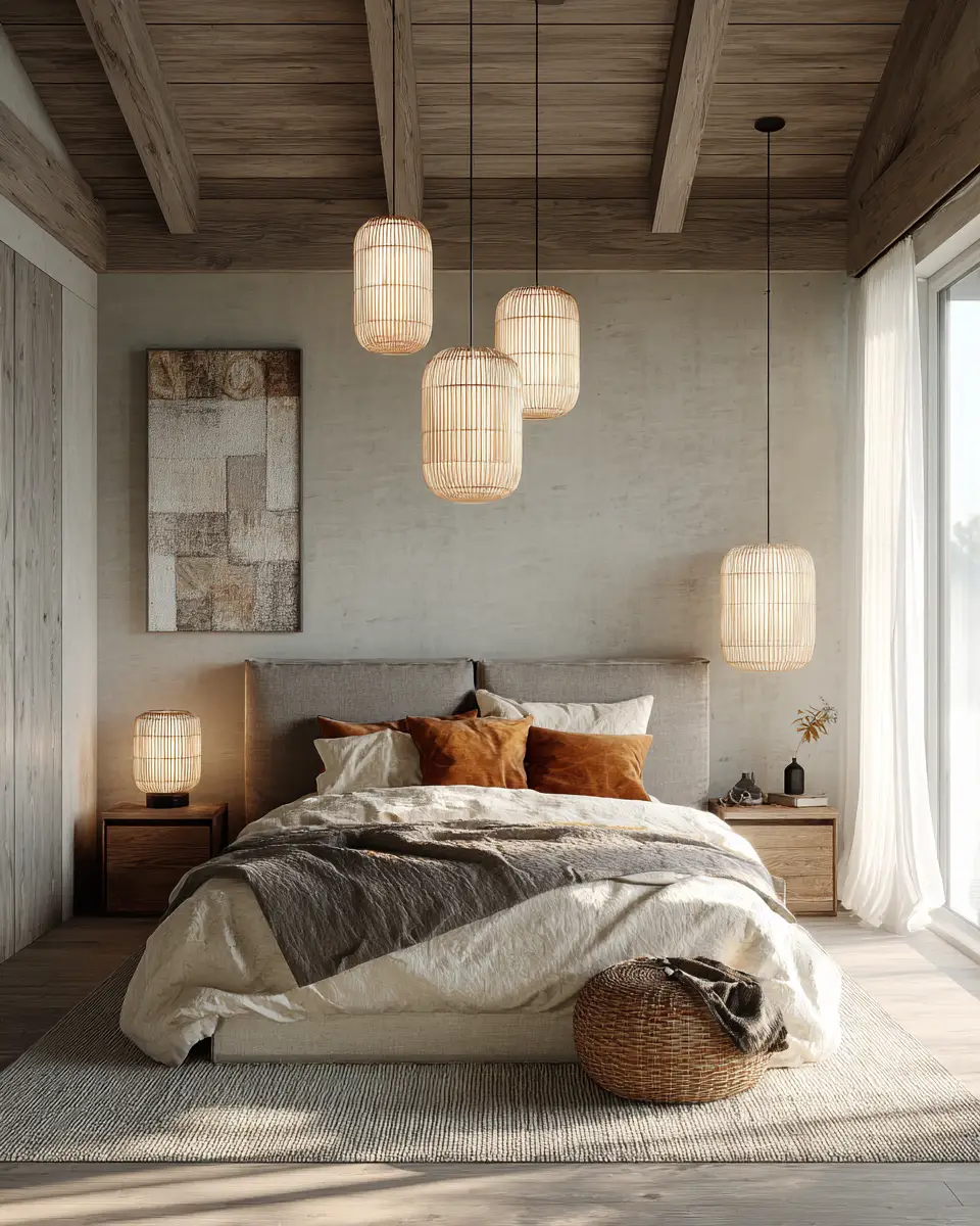 Airy Organic Modern Bedroom Decor Ideas