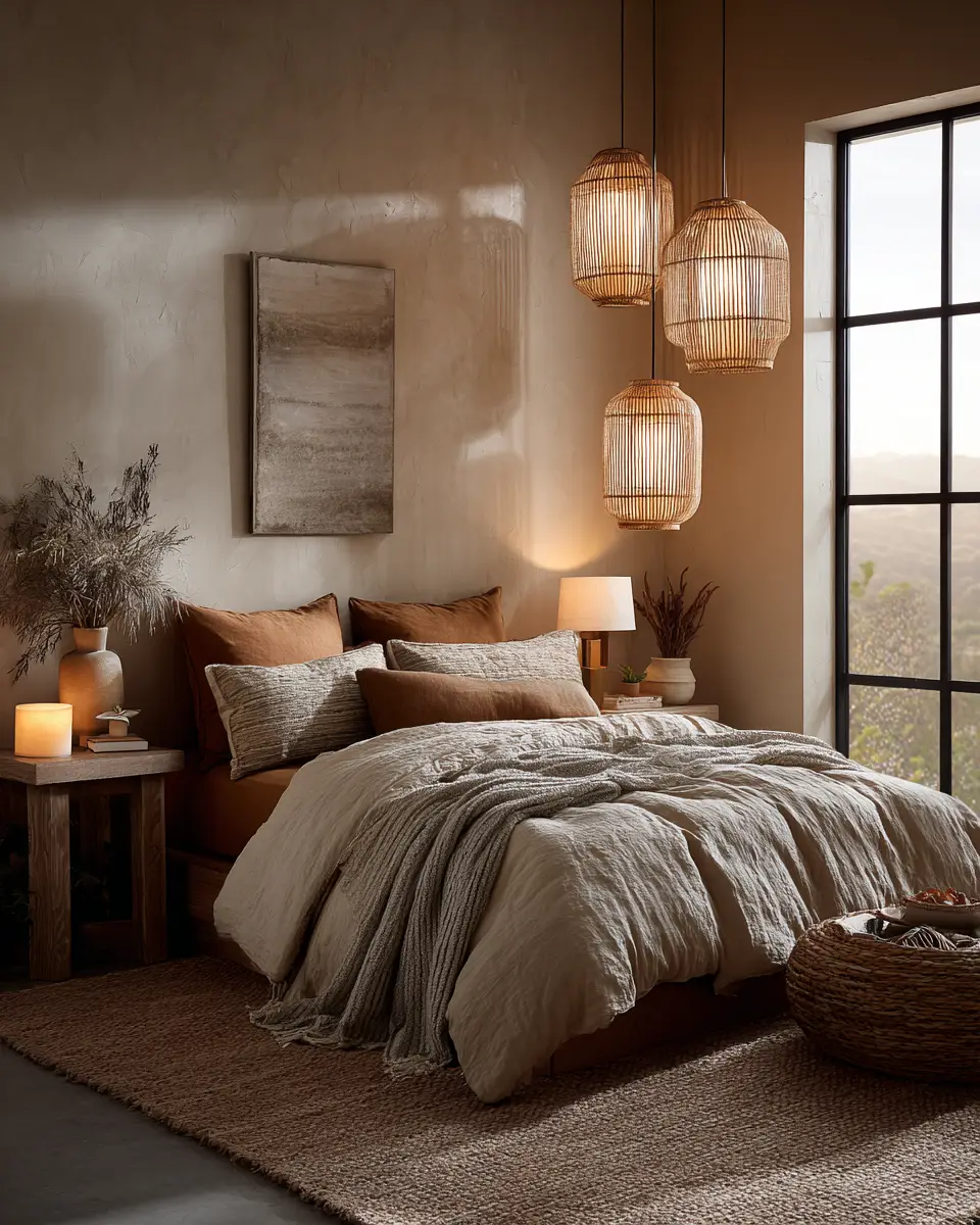 Airy Organic Modern Bedroom Decor Ideas