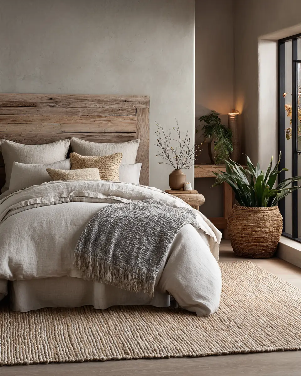 Airy Organic Modern Bedroom Decor Ideas