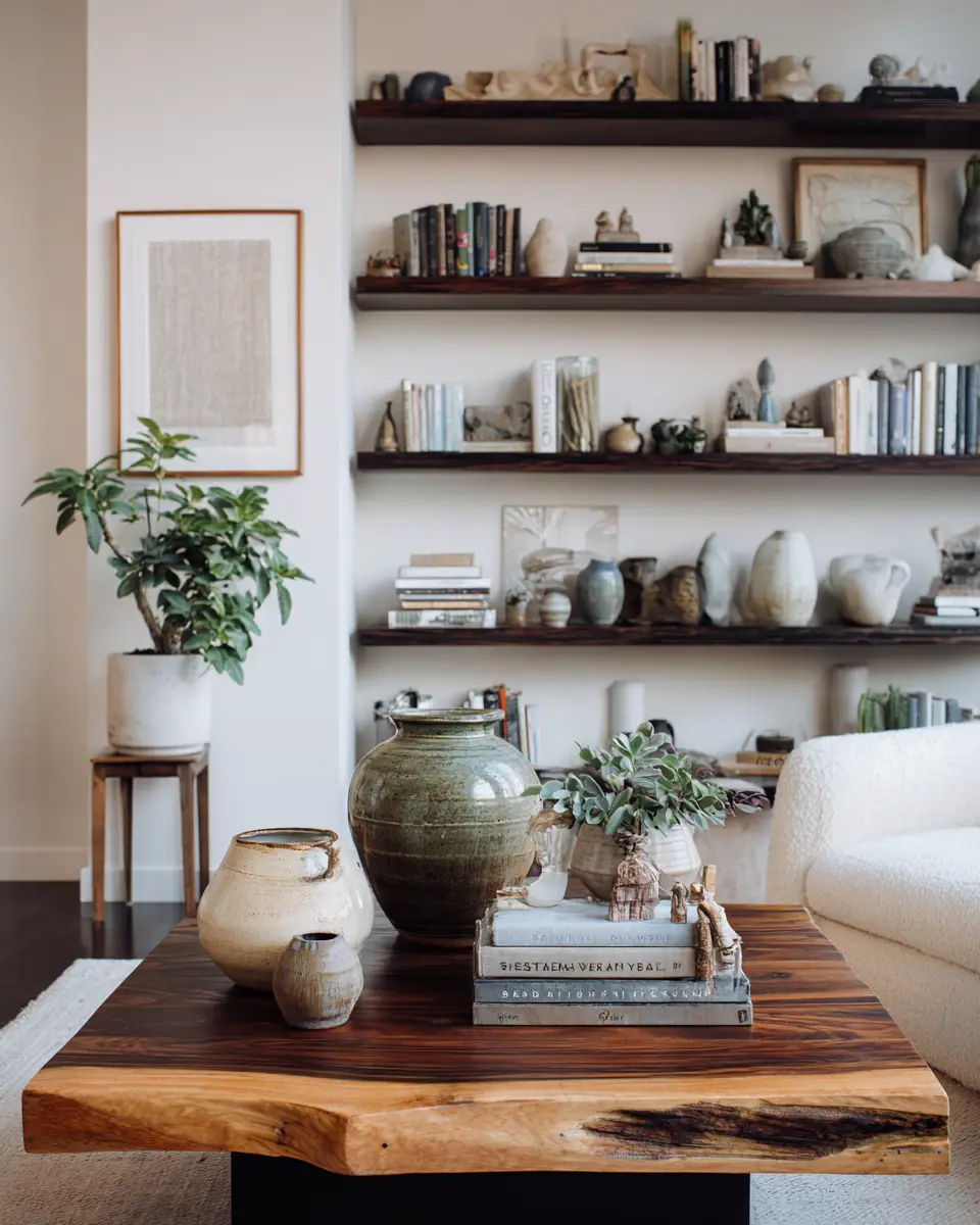 Airy Organic Modern Living Room Decor Ideas