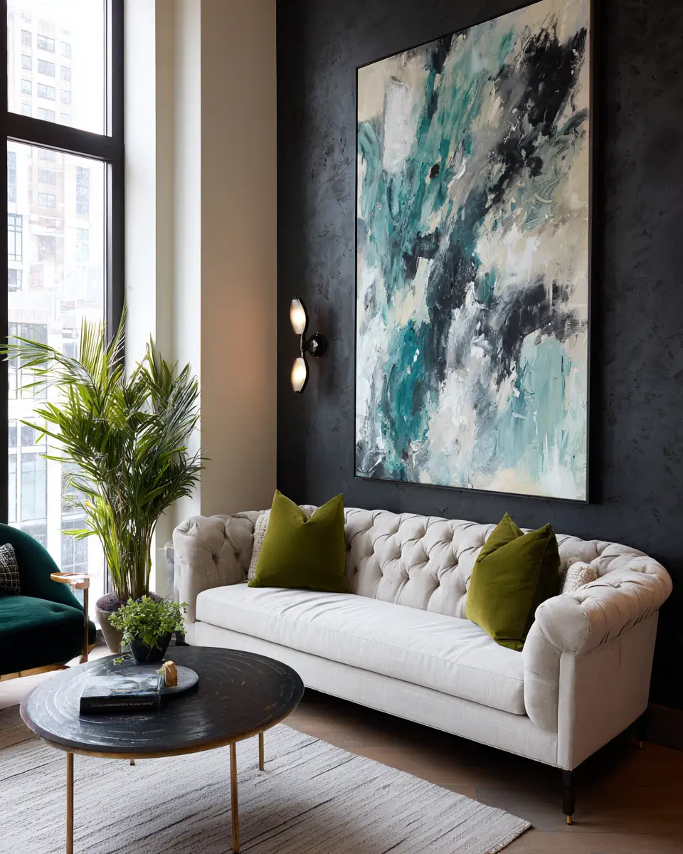 Airy Organic Modern Living Room Decor Ideas