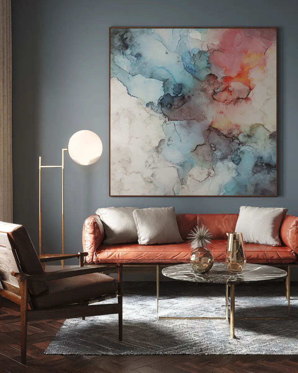 Airy Organic Modern Living Room Decor Ideas