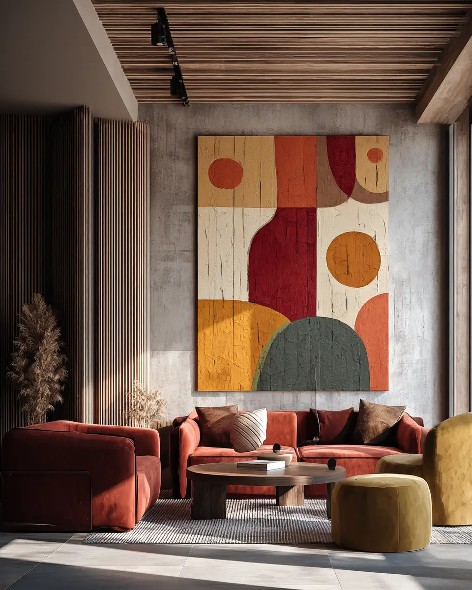 Airy Organic Modern Living Room Decor Ideas