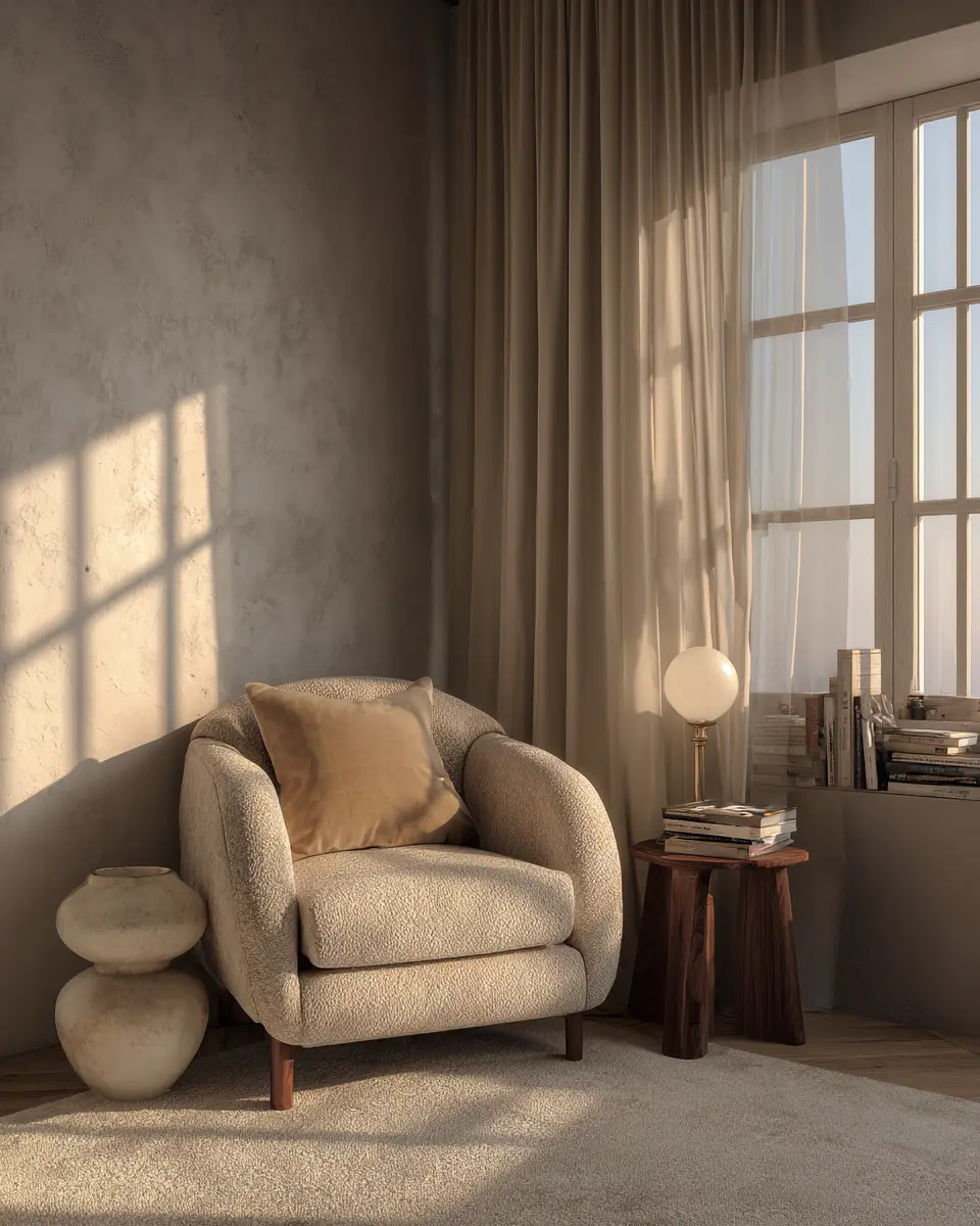 Airy Organic Modern Living Room Decor Ideas