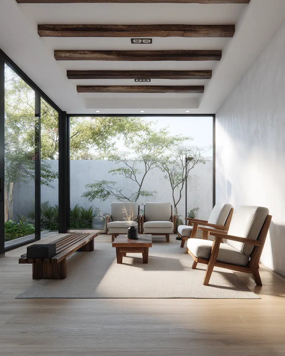 Airy Rustic Living Room Decor Ideas - Featured