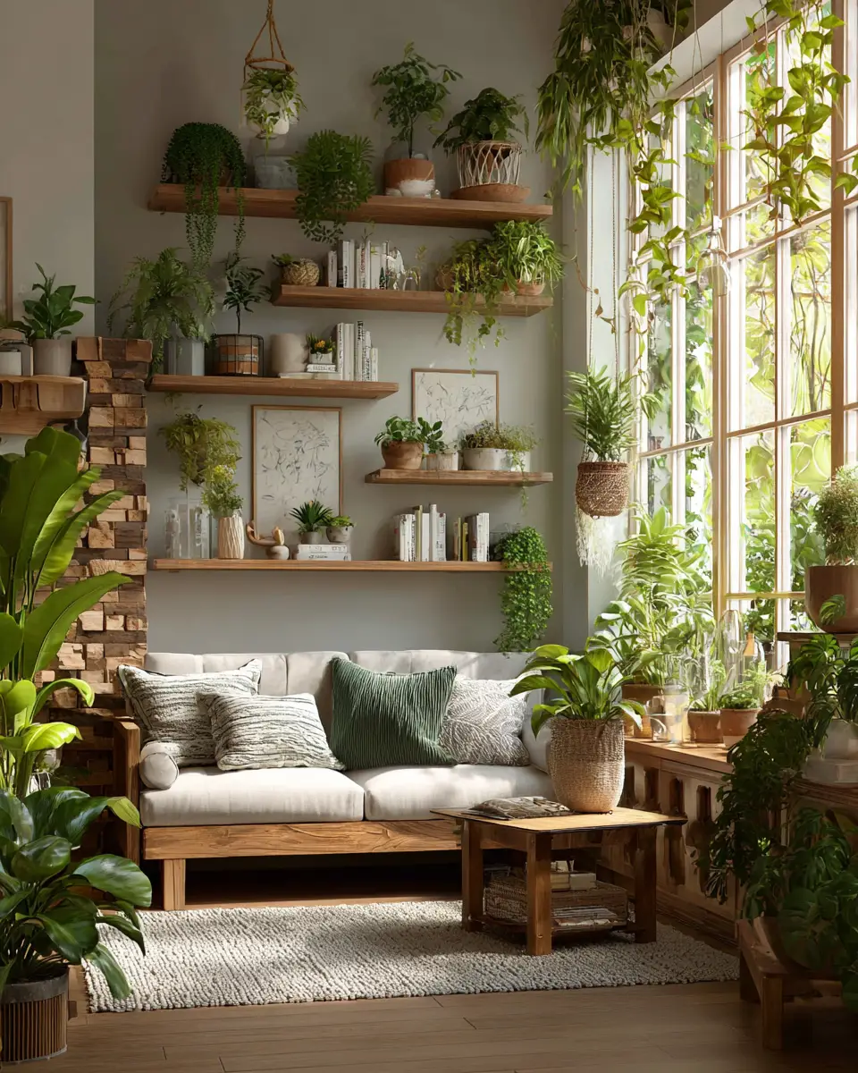 Airy Rustic Living Room Decor Ideas