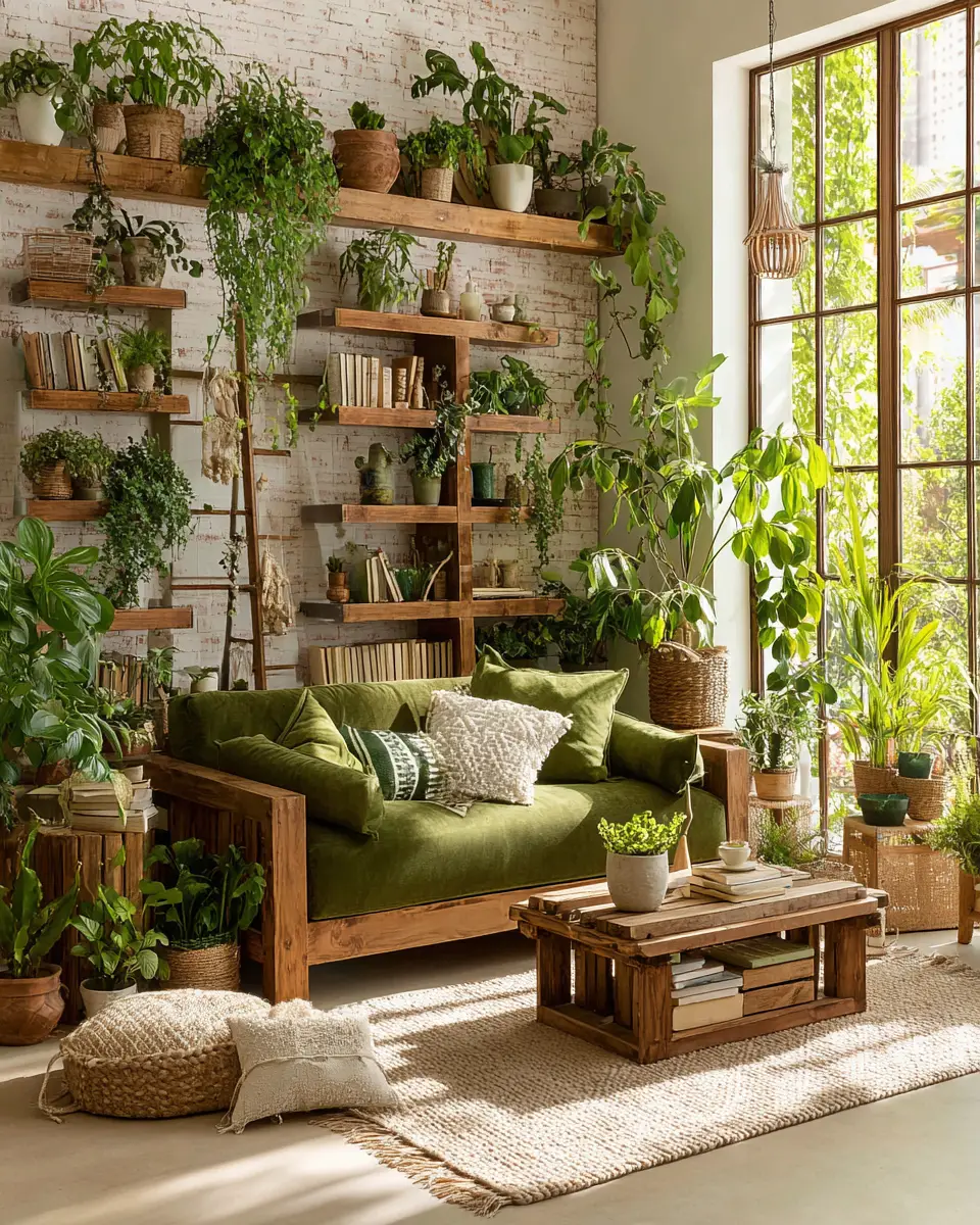 Airy Rustic Living Room Decor Ideas