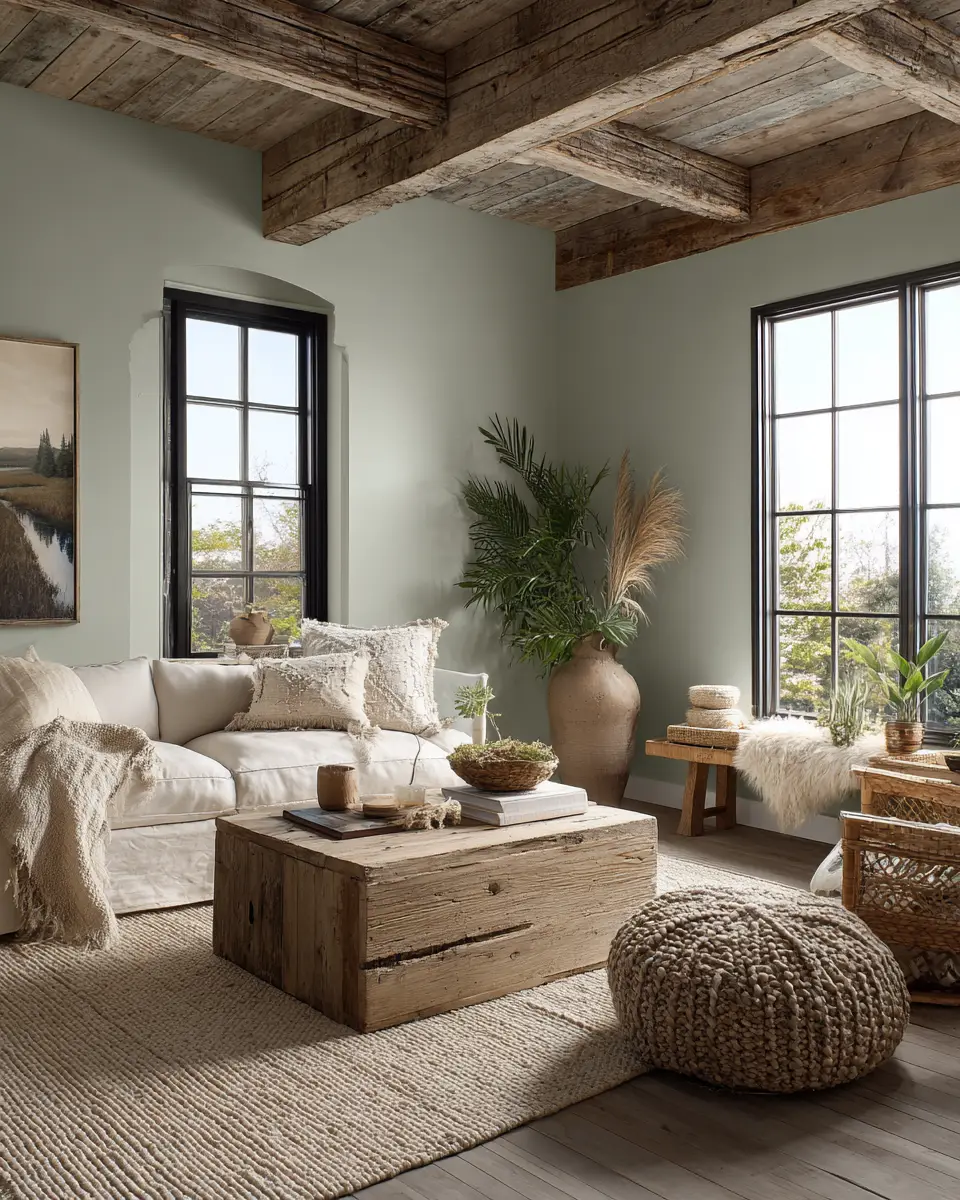 Airy Rustic Living Room Decor Ideas